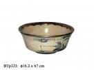 Old cracked glaze bowl