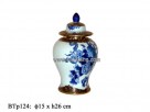 Old ornamental jar, restored