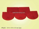 Bright red, VanMieu's shoe tile (1pc)