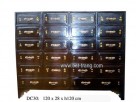 H120cm lacquer chest with 22 drawers