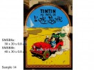 Tintin lacquer painting (2pcs/2size)